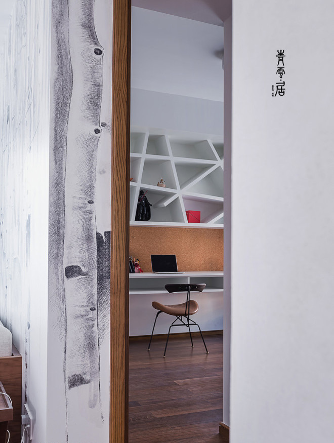 110㎡现代风格住宅  青云居设计-12