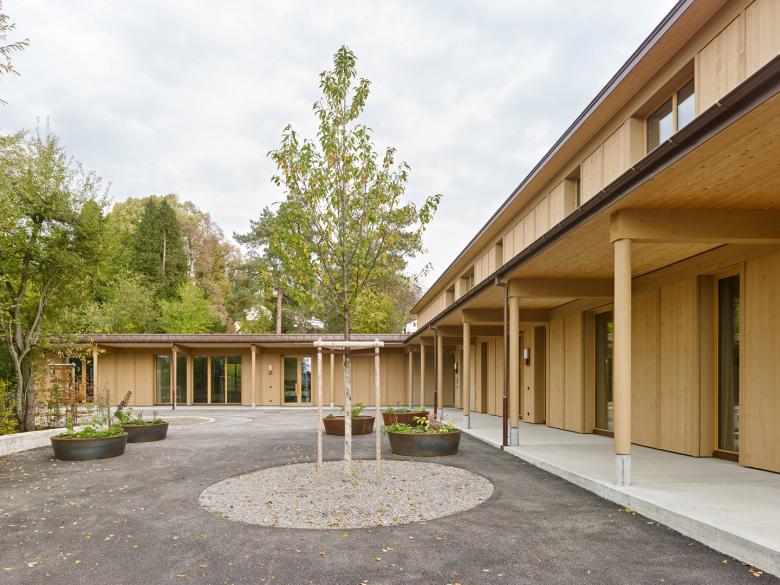 Schweizer Hauser Architekten AG丨Dreifachkindergarten und Kita Hinwil丨瑞士-0