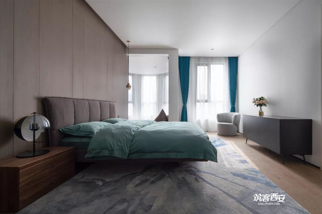 西安胡剑新作 | 400㎡大平层住宅,满足三代人五只猫的舒适生活-76