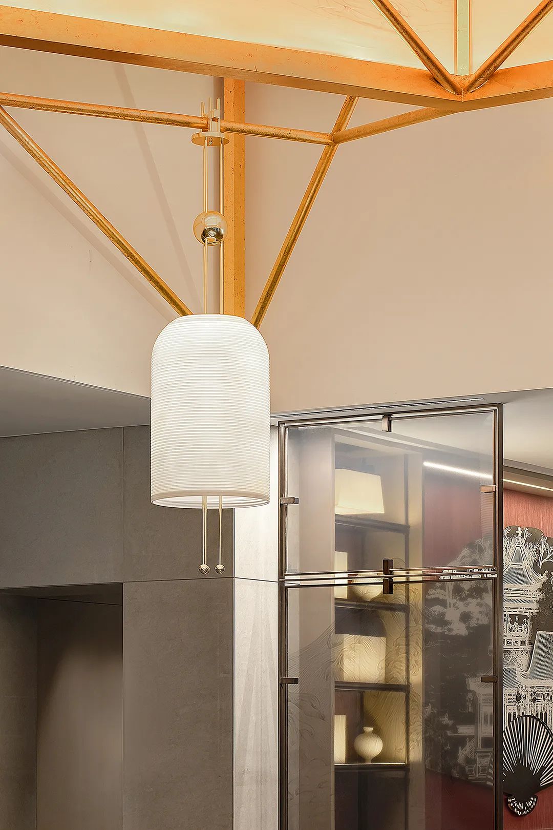 华侨城路劲南京山语隽府售楼处设计丨中国南京丨春山秋水设计-22