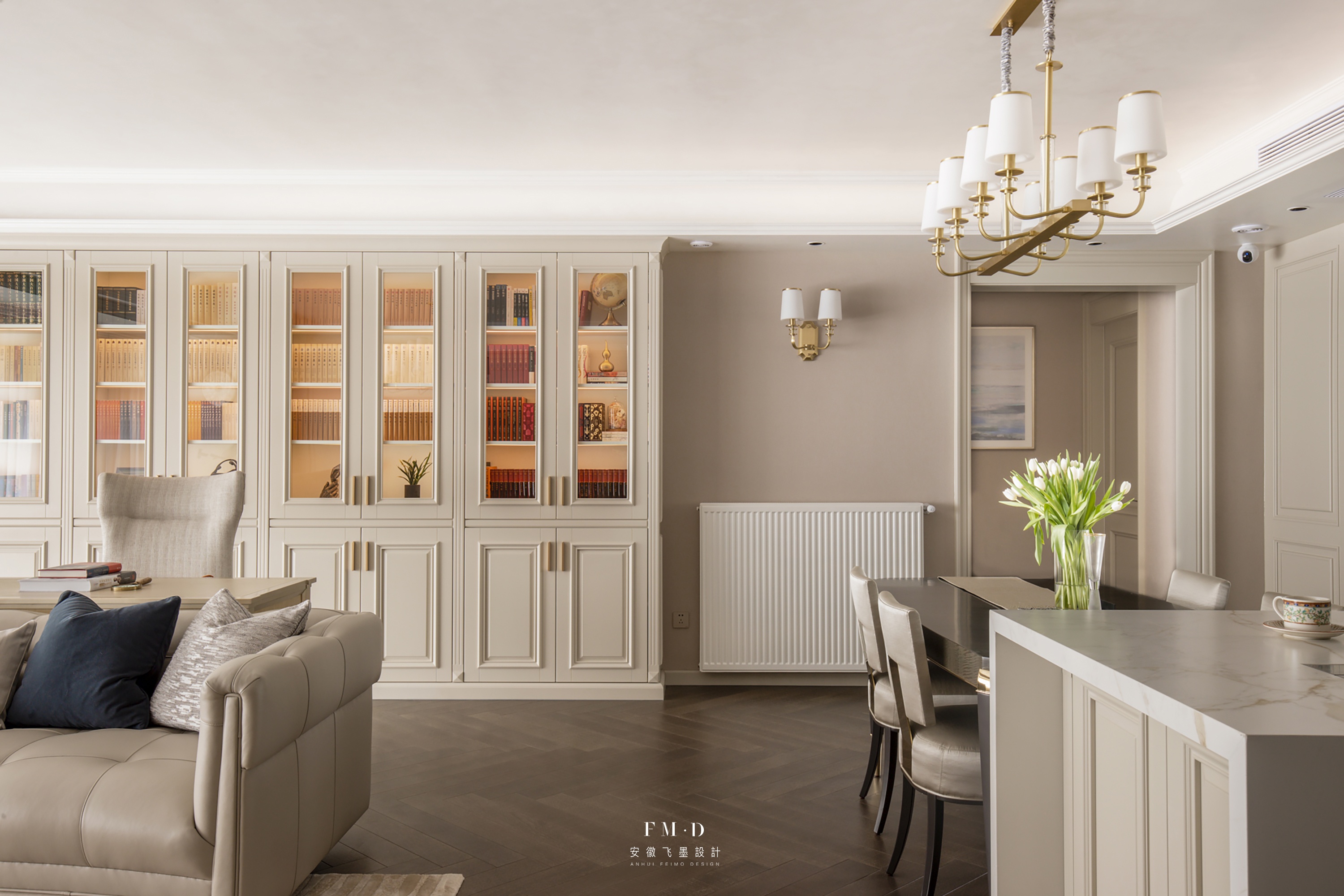 170㎡大平层美式风设计丨中国合肥丨飞墨设计组-33