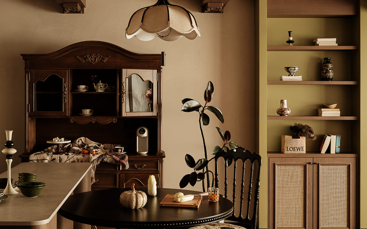 南洋复古 流动的诗意丨中国苏州丨苏州一野室内设计工程有限公司-3