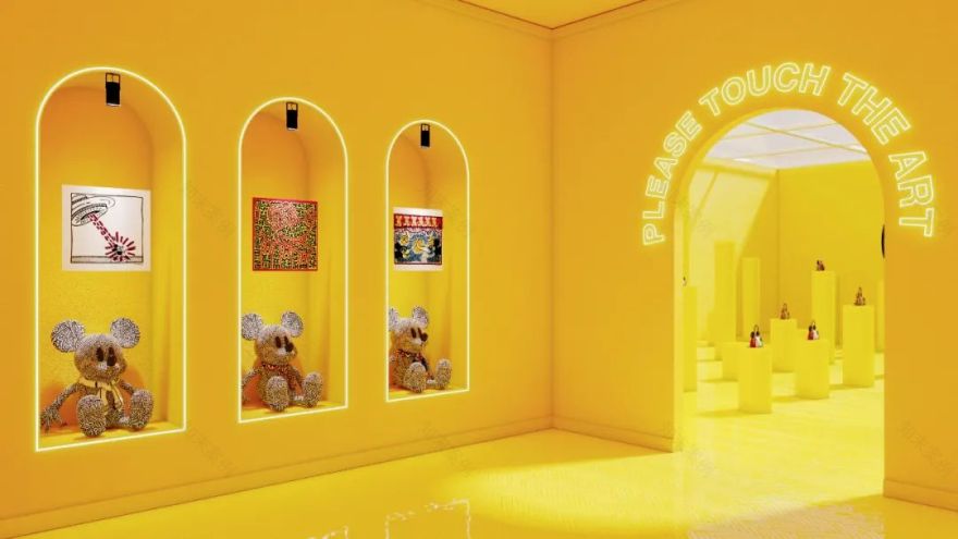 迪士尼 X KEITH HARING 快闪店丨米尚丽零售设计网-20