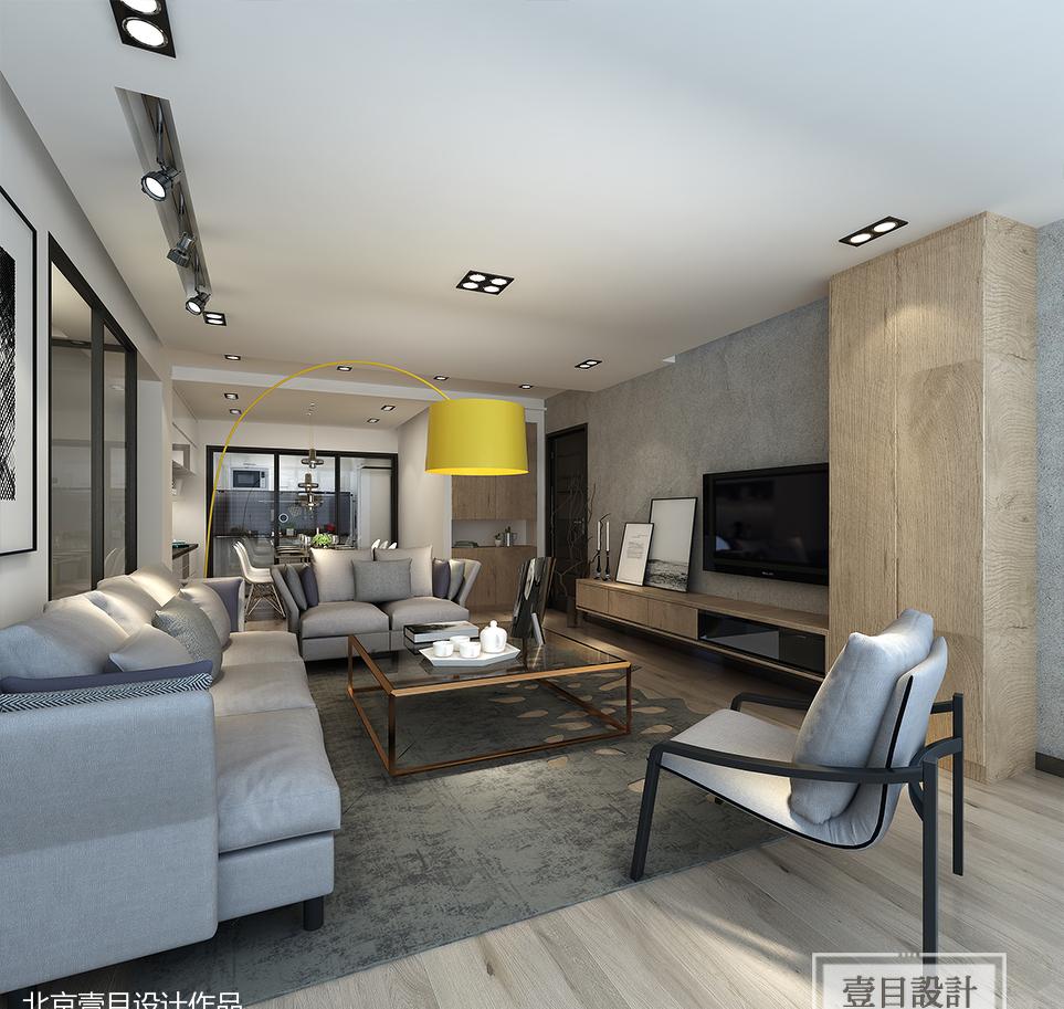 温馨北欧风小家，定制榻榻米、高级灰空间-15