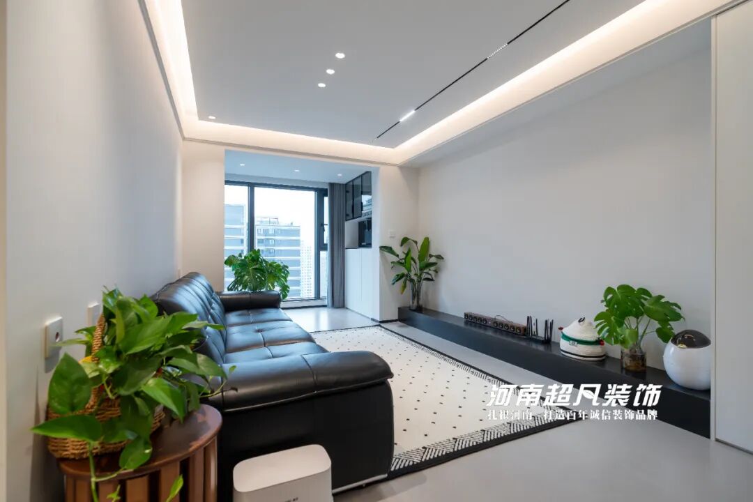 完工首发丨金水区美盛教育港湾，110平黑白灰极简风，色彩纯粹层次丰富-65