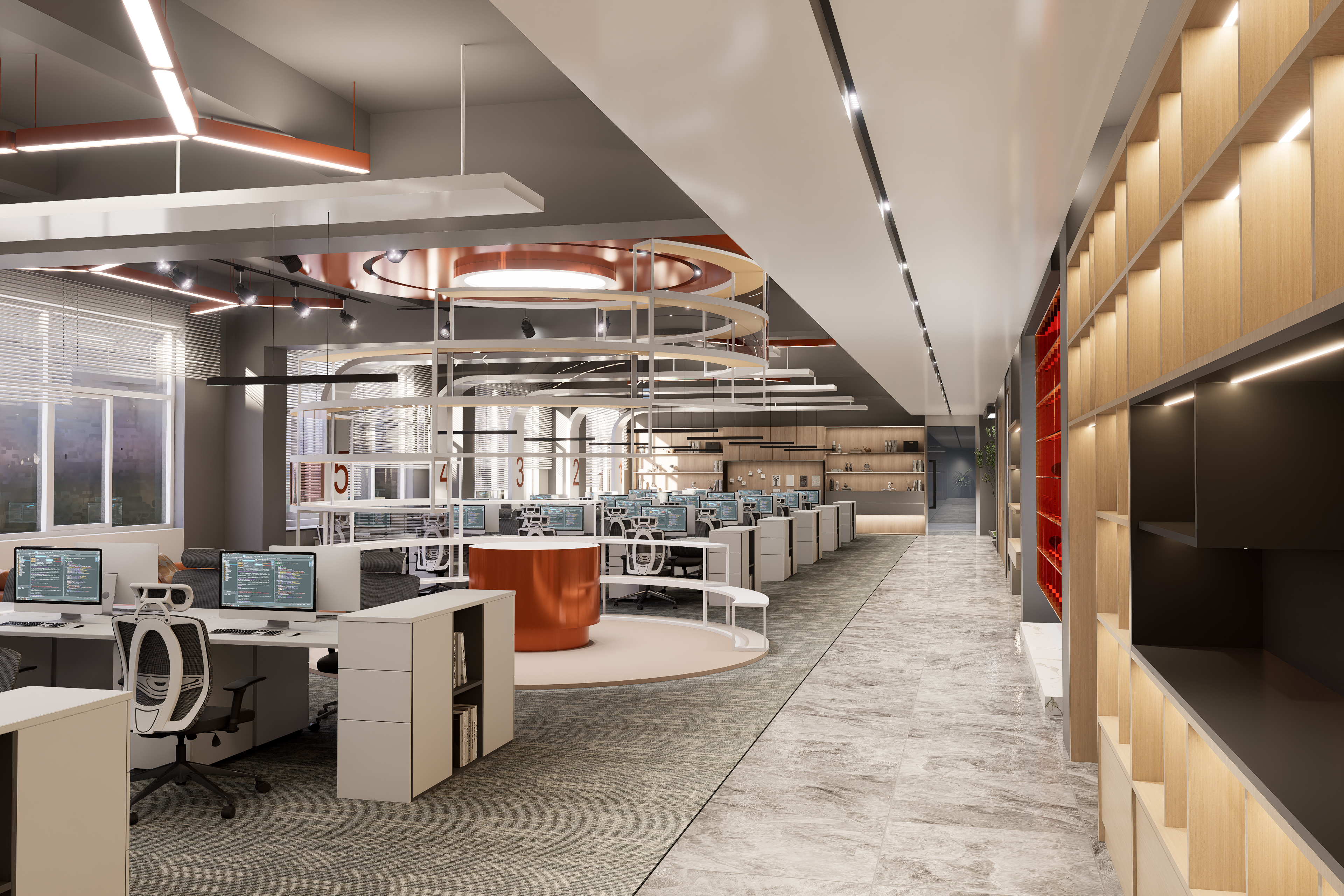 890平方米电商办公室设计-15