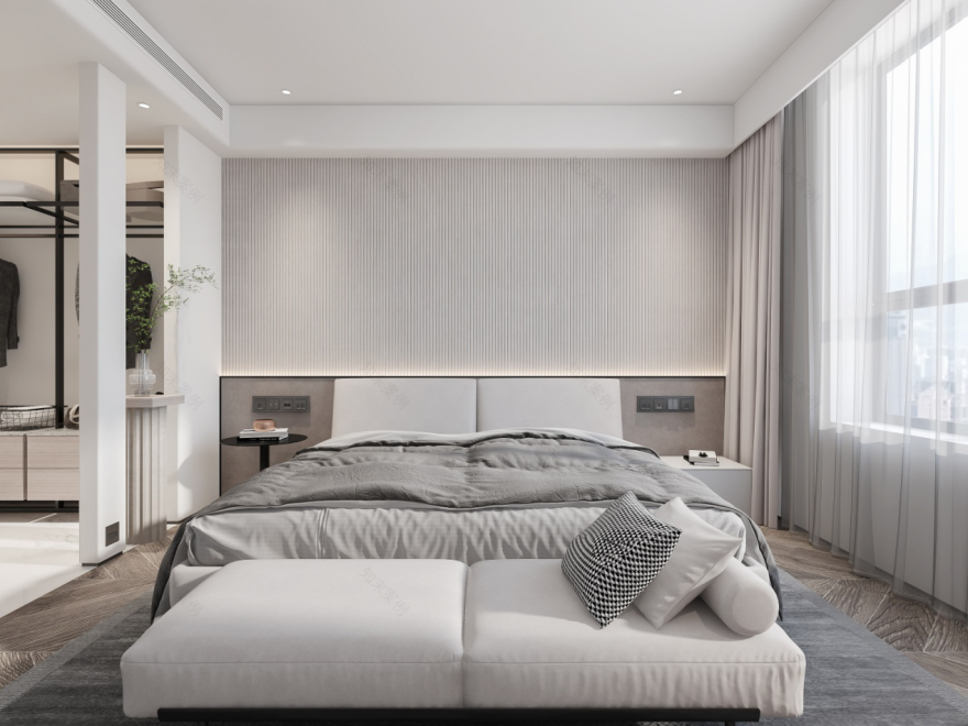 荆州 199㎡淡妆空间,自然与优雅的完美融合-33