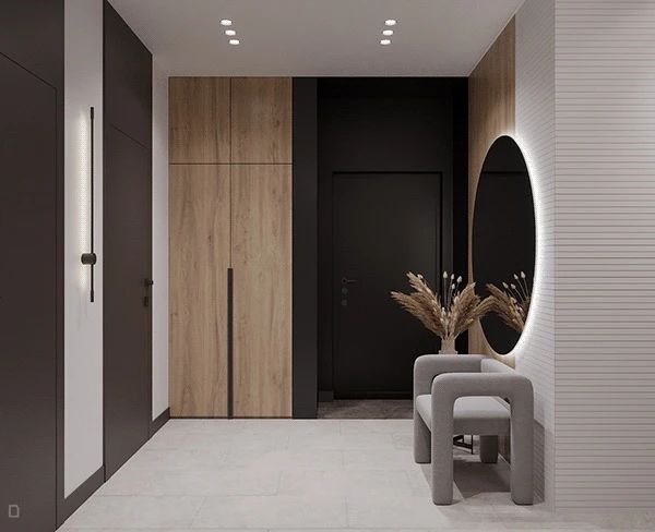 现代简约玄关设计-45