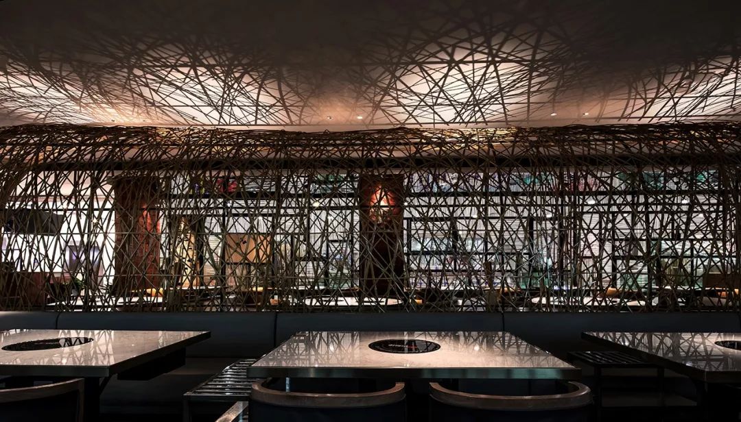 竹影清风,品味东方优雅——无锡山海津餐厅设计-1