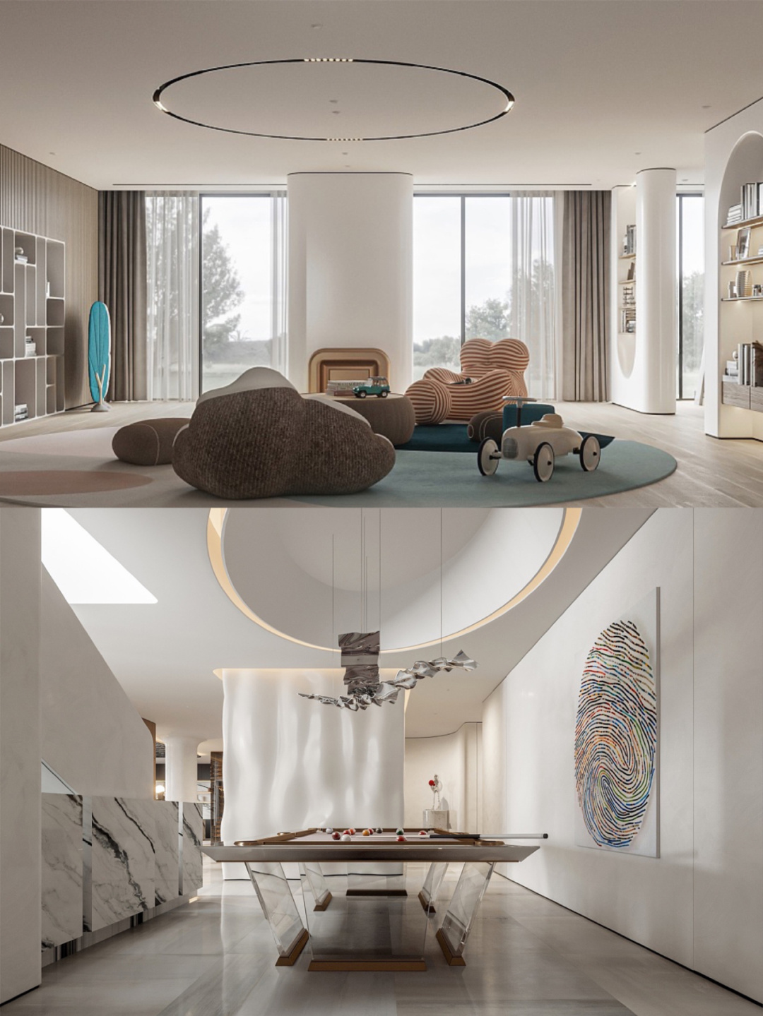 500 方大别墅多功能区设计-10