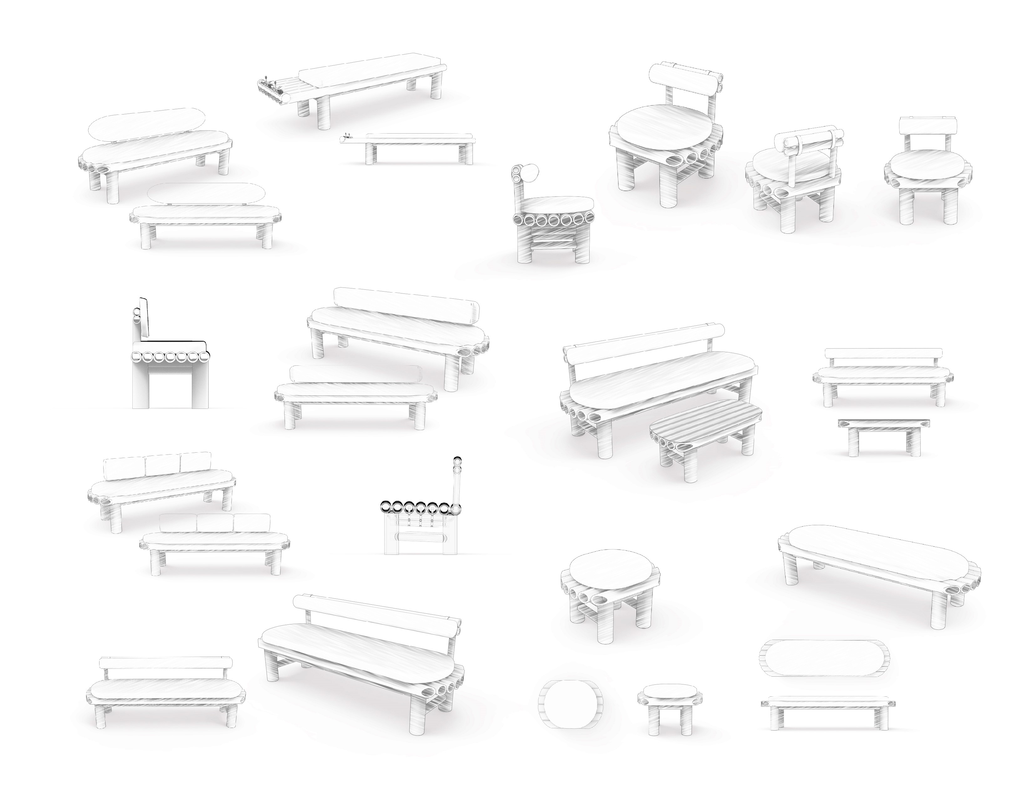 古巴生态旅游目的地家具套装项目-5