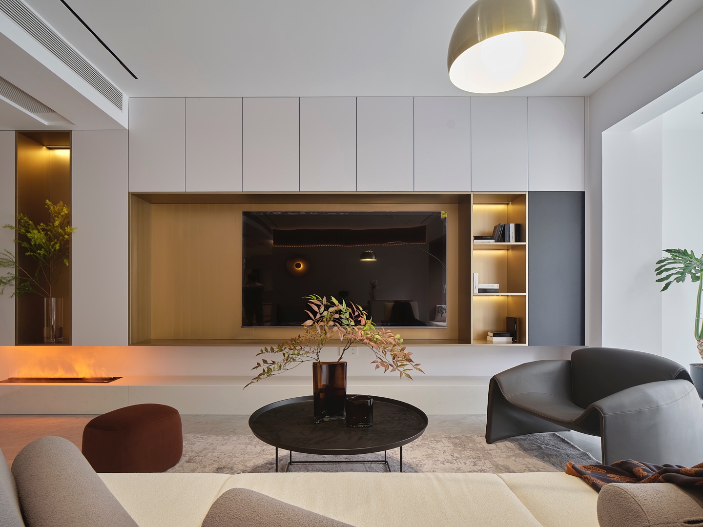 壹石樹空间设计 | 流动空间，简约中蕴藏无限意趣-5