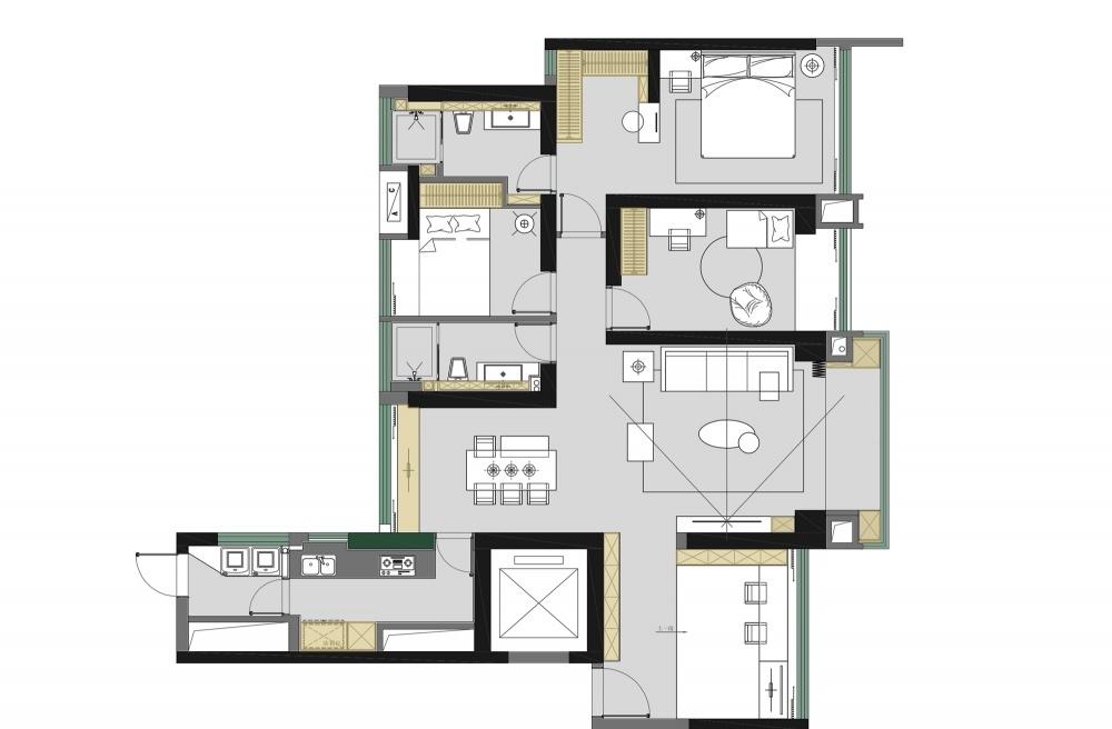 福田半山御景何宅旧房新装-19