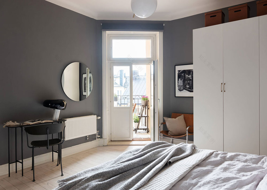 瑞典斯德哥尔摩现代简约家庭公寓设计-17