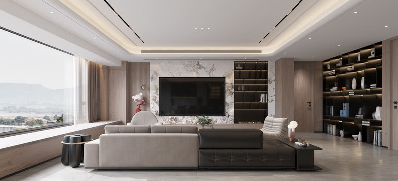 深圳大宅-中心天元意式轻奢-2