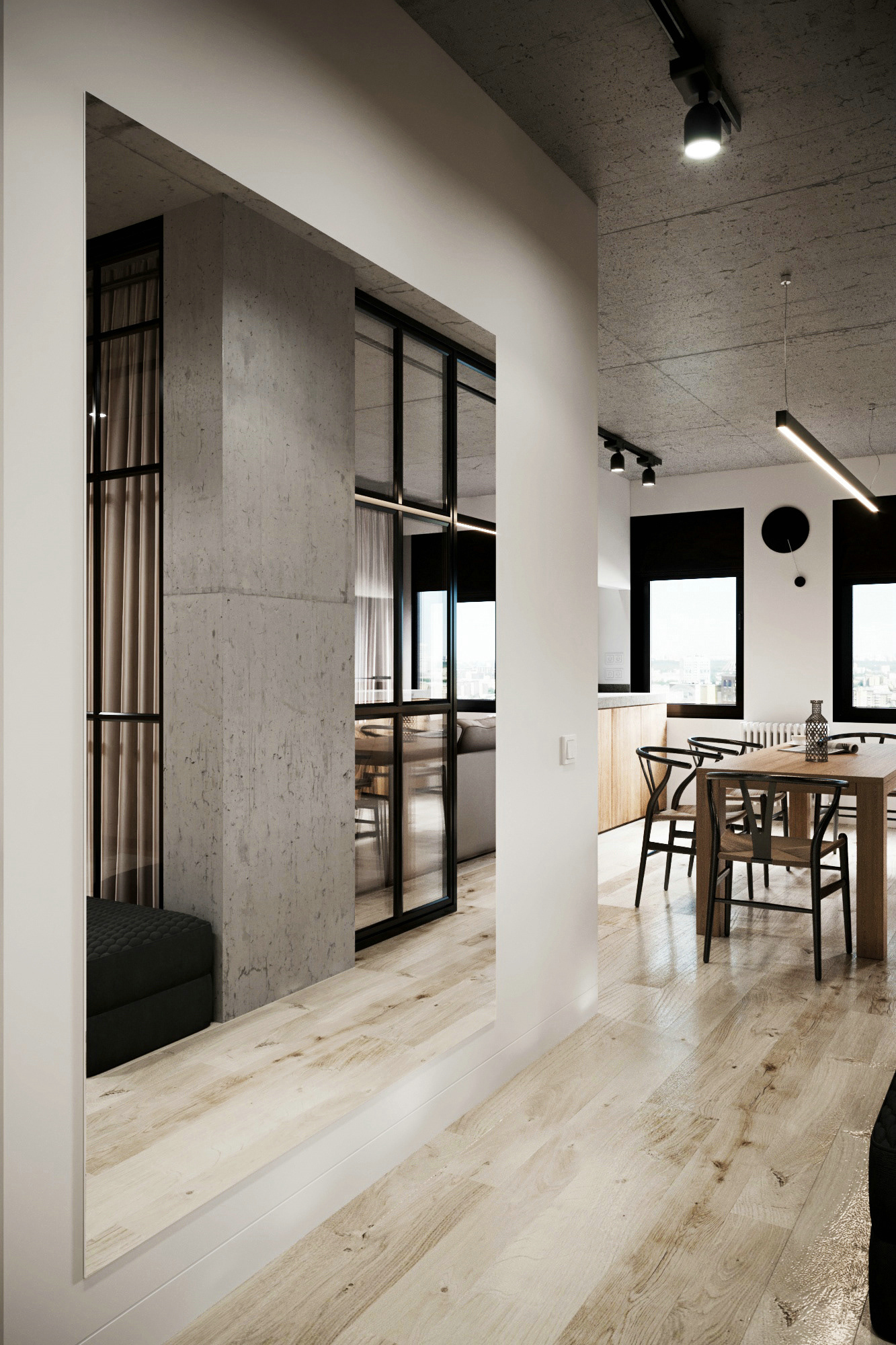 俄罗斯工业风小户型公寓-12