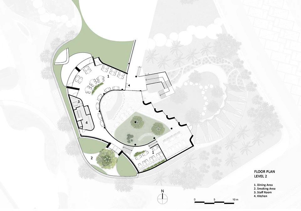 生态循环馆餐厅丨越南丨Takashi Niwa Architects-69