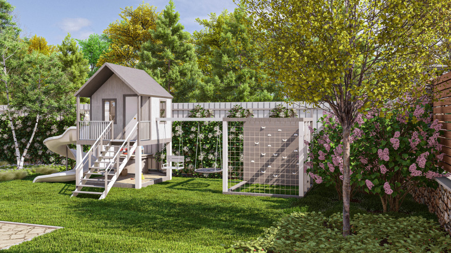 绿色绿洲中的一座温馨小屋-9