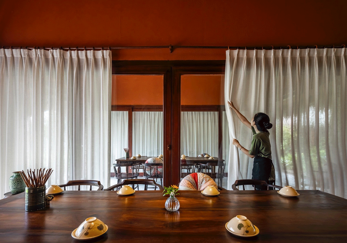 Nhà Tú花园餐厅丨越南丨Long Nguyen Design-49