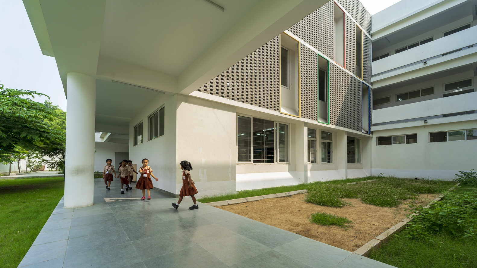 印度马哈里希 Vidya Mandir 学校丨印度金奈丨KSM 建筑事务所-22