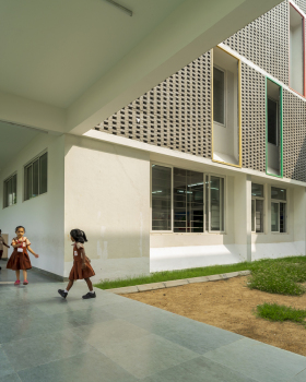 印度马哈里希 Vidya Mandir 学校丨印度金奈丨KSM 建筑事务所