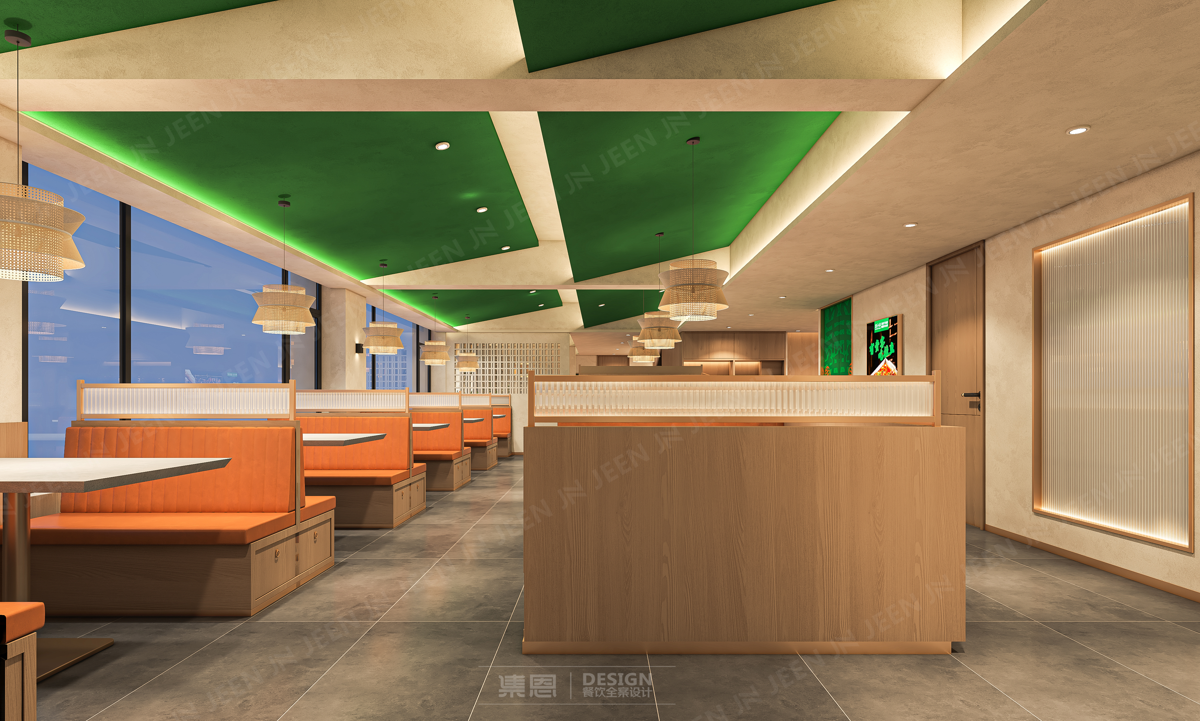 肃小羊石锅湘菜·长青路店丨中国平顶山丨集恩餐饮全案设计-13