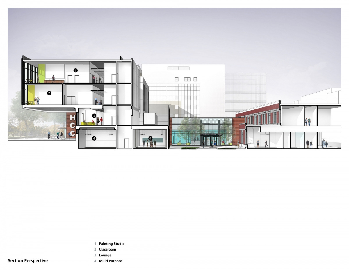 翻新如新生，Housatonic 社区学院 Lafayette Hall 室内设计焕发活力-17