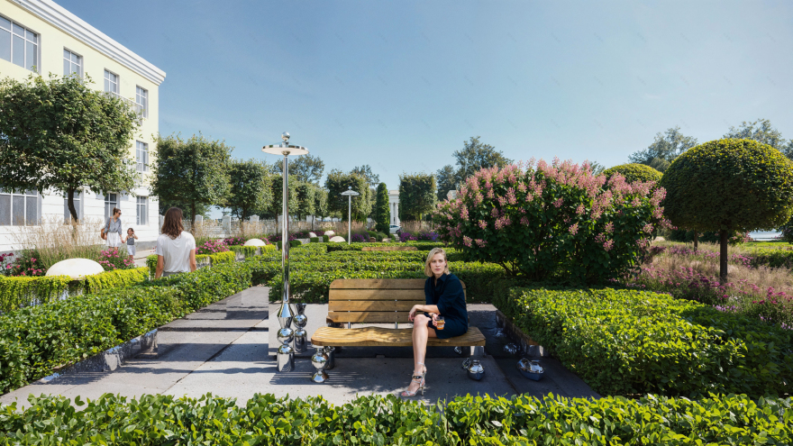 Зеркальный сад(镜面花园)丨俄罗斯圣彼得堡-2