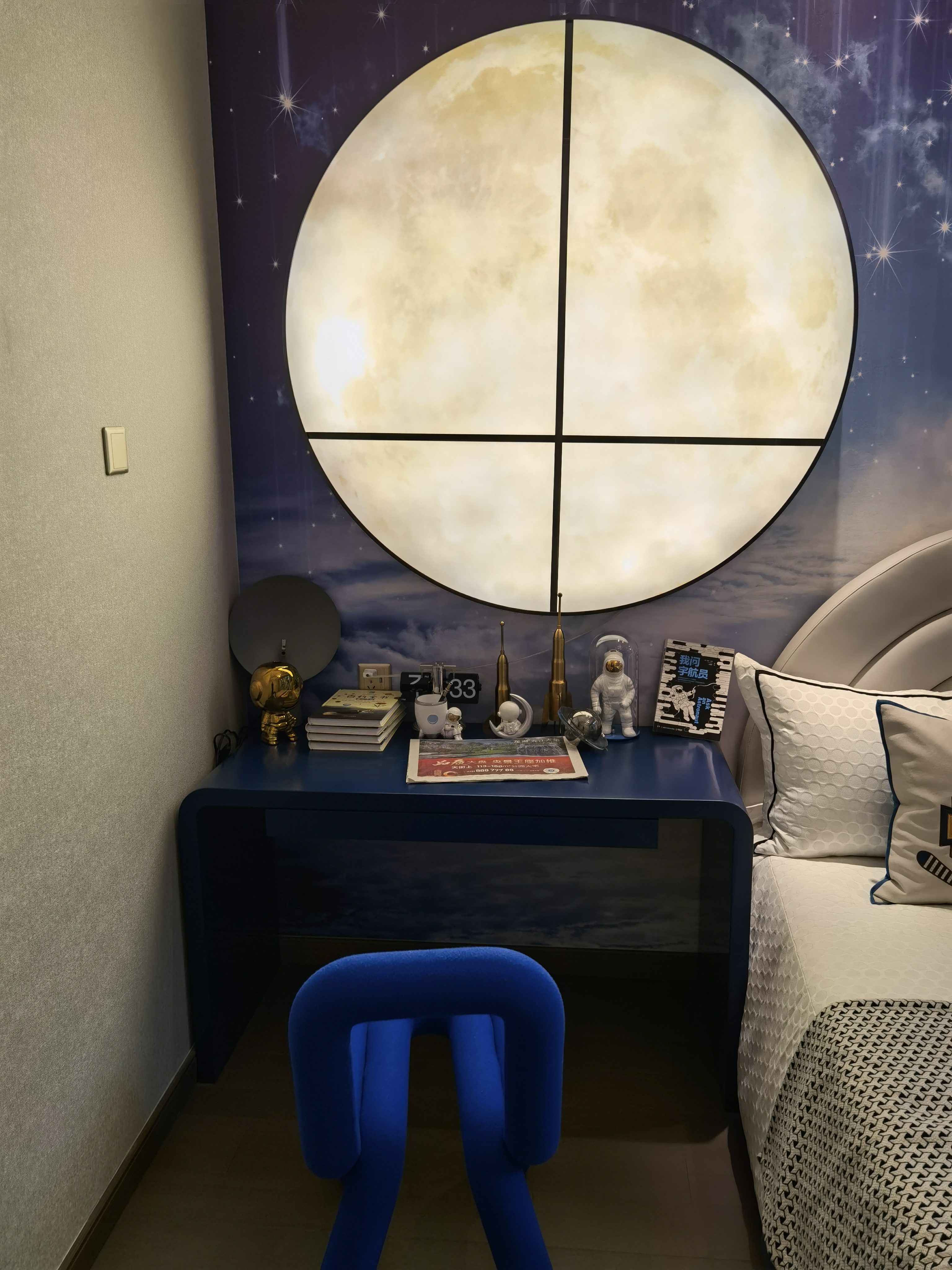 现代轻奢样板房工艺实物画手绘油画晶瓷画金属挂件-6