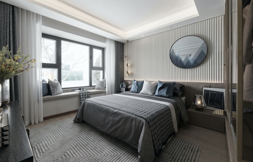 金地·悦城大境样板间 | 现代风格，艺术与生活的完美结合-75