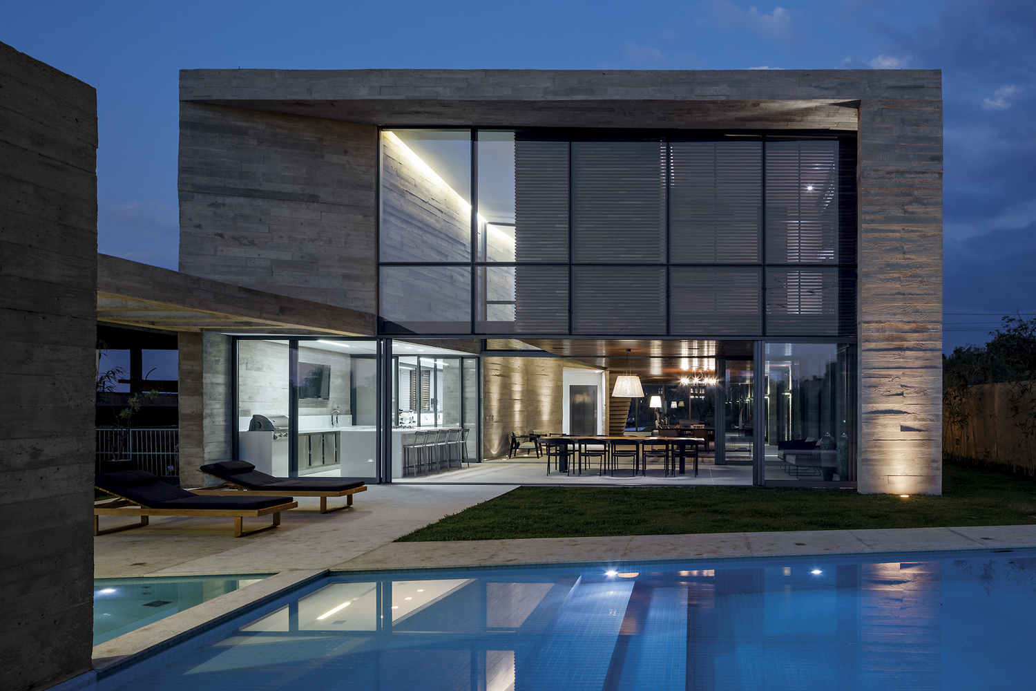 巴西 Braga House 绿色生态现代住宅-31