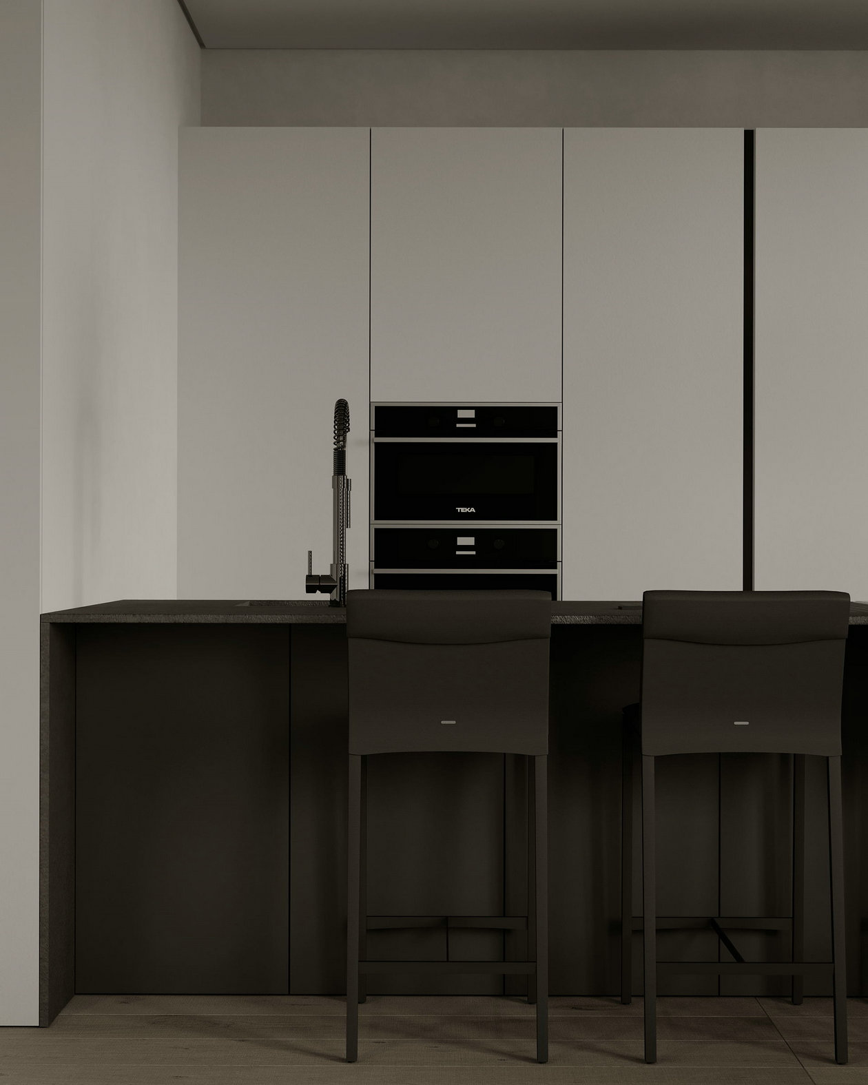 高级灰色系公寓设计-8