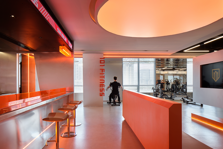 101 FITNESS 橙色活力健身房丨吴文汉-13