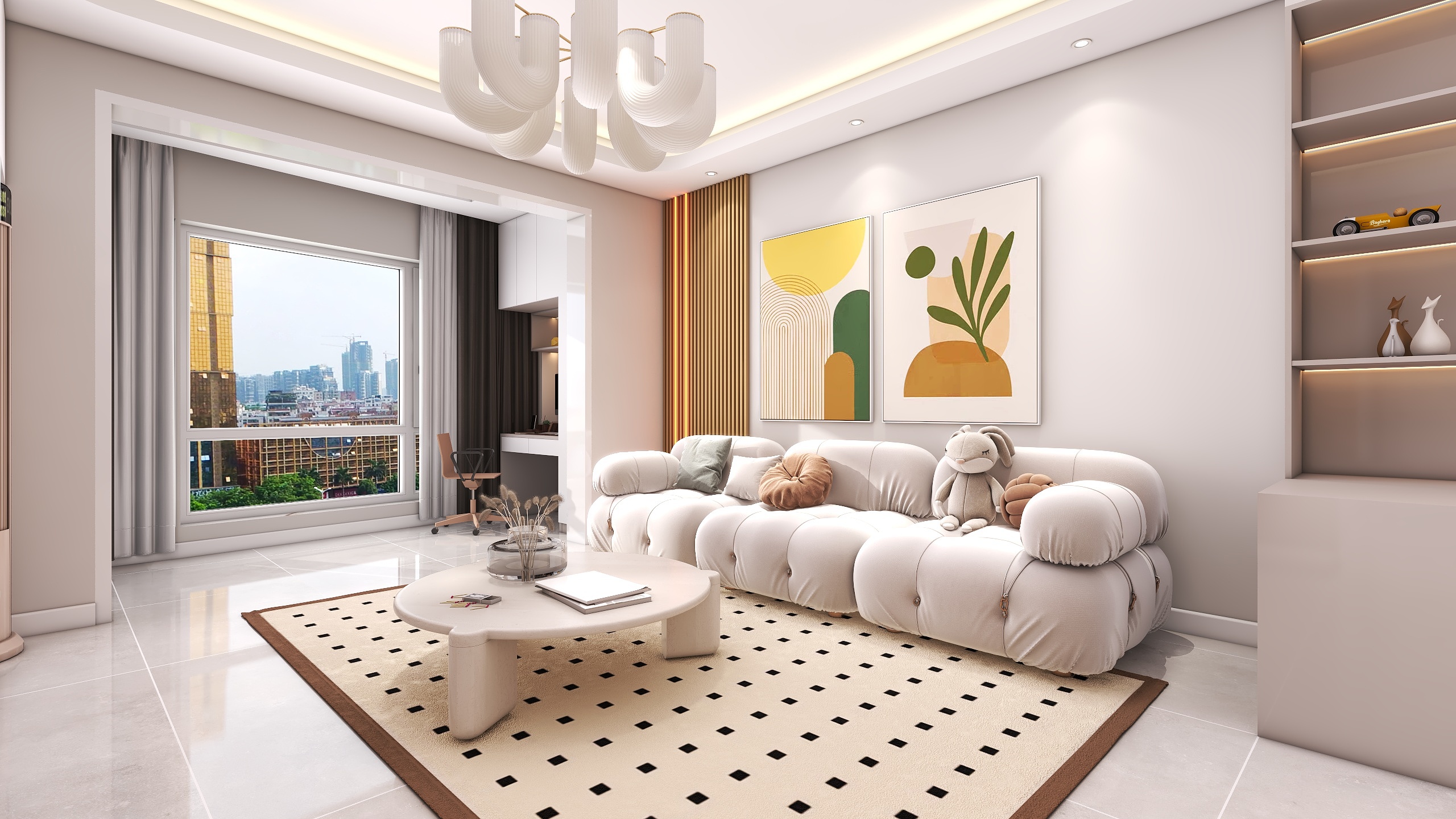 四川成都格兰玺城（113平方现代简约三居室）-11