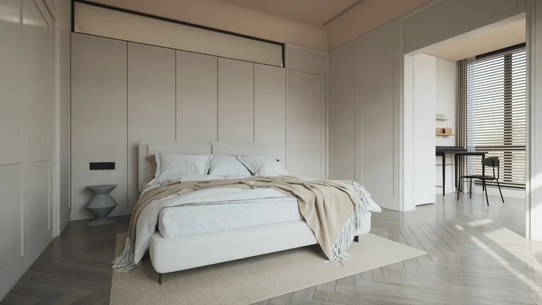 成都 261㎡极简白住宅,绿植点缀的生命力-18