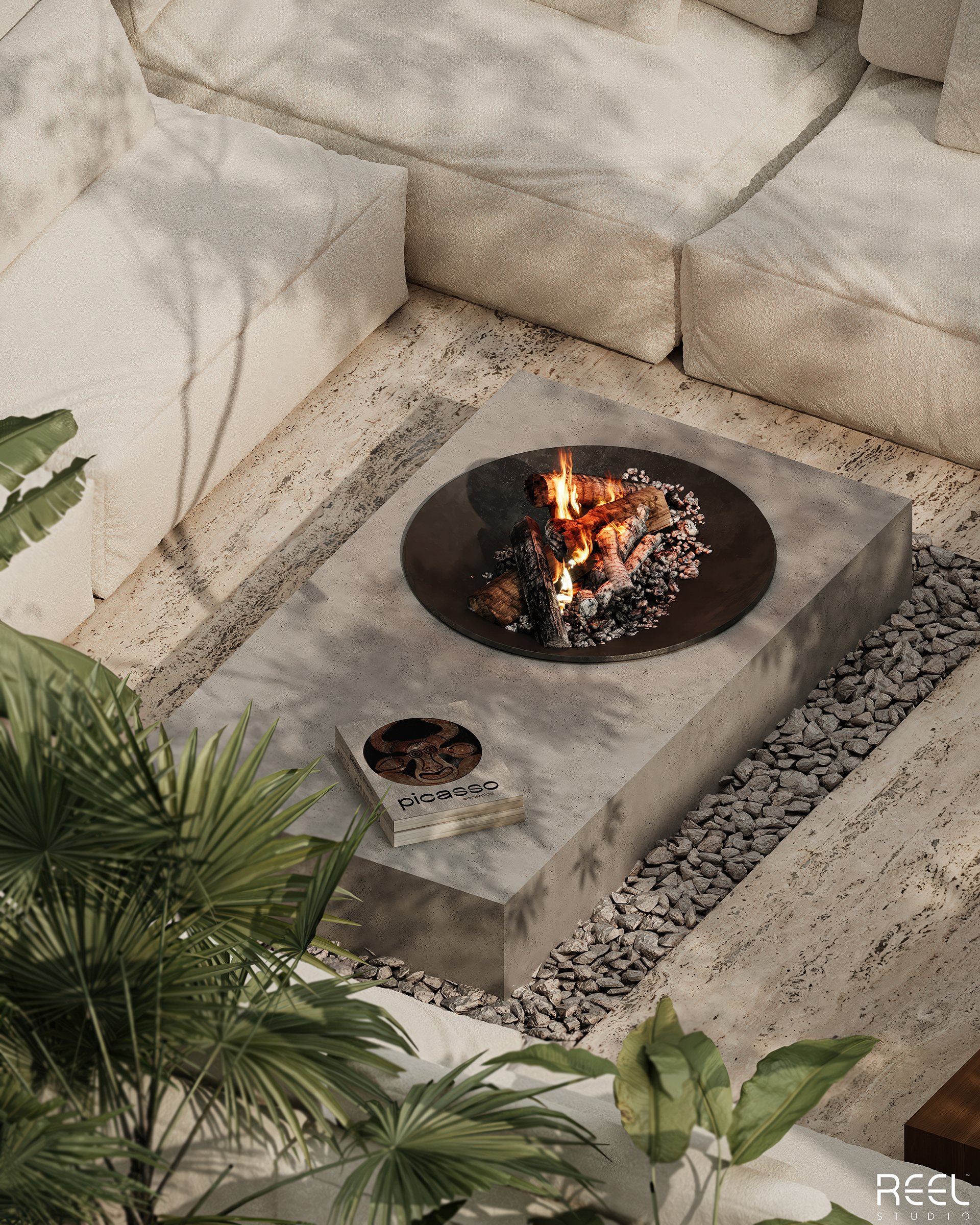 别墅景观设计丨沙特阿拉伯丨Reel Studio-7