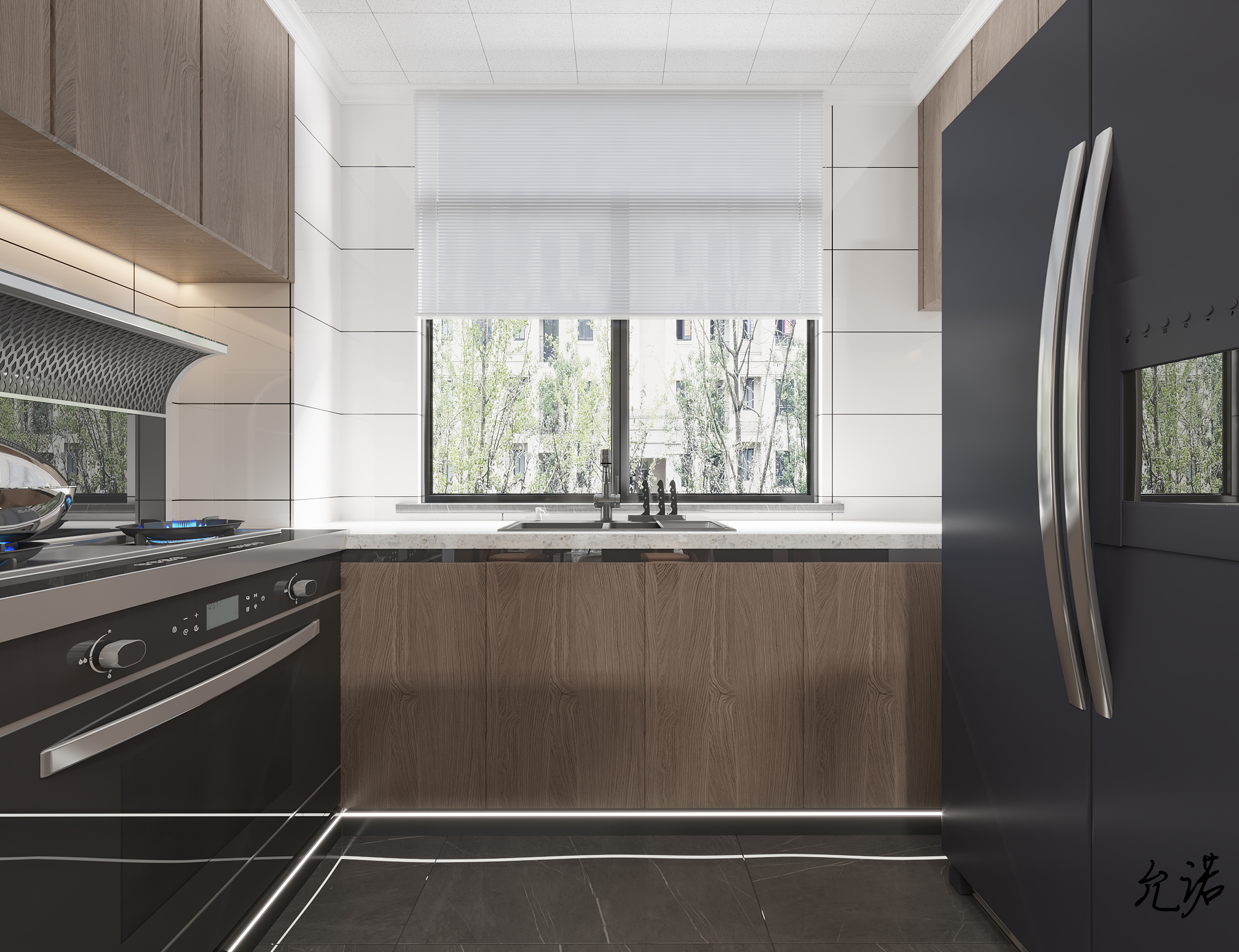 简约舒适的现代家居设计丨星夜设计表现-7