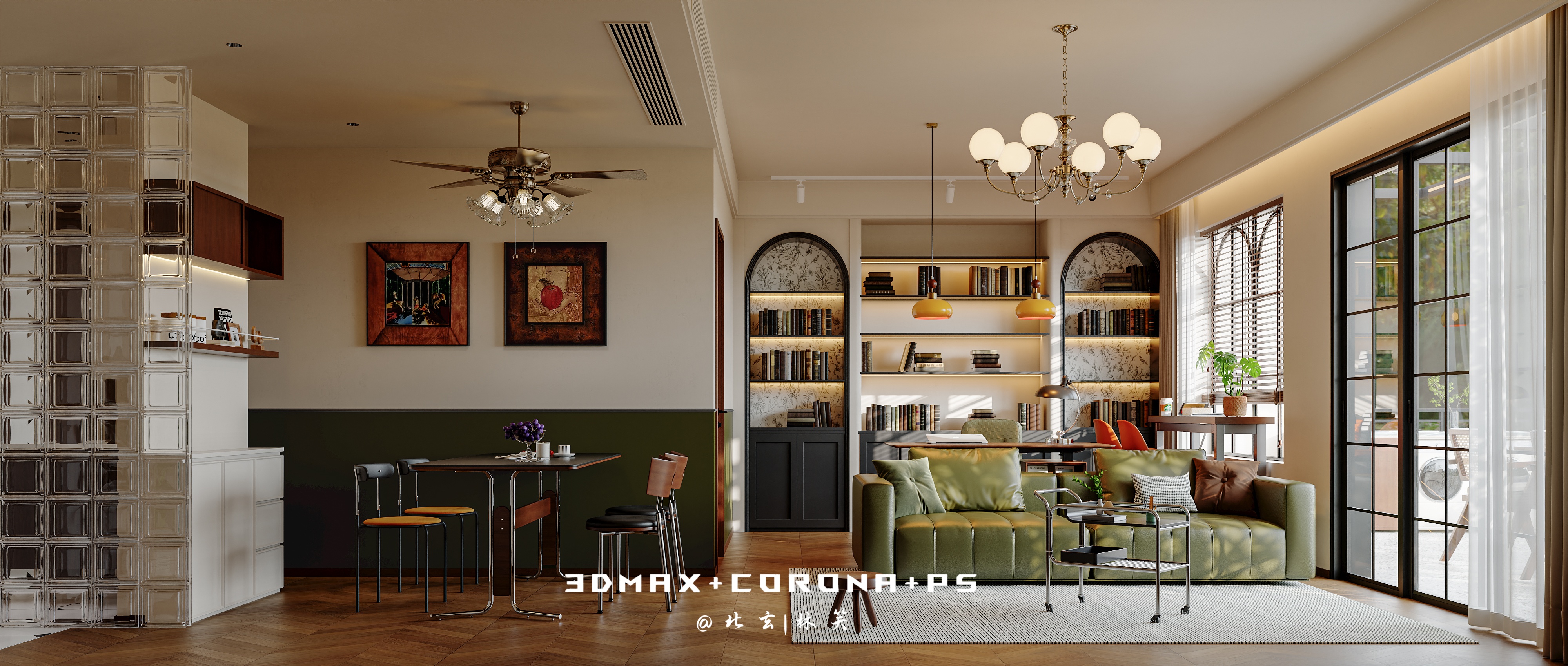 从旧时光里走来的家，中古风美学的沉浸式体验-1