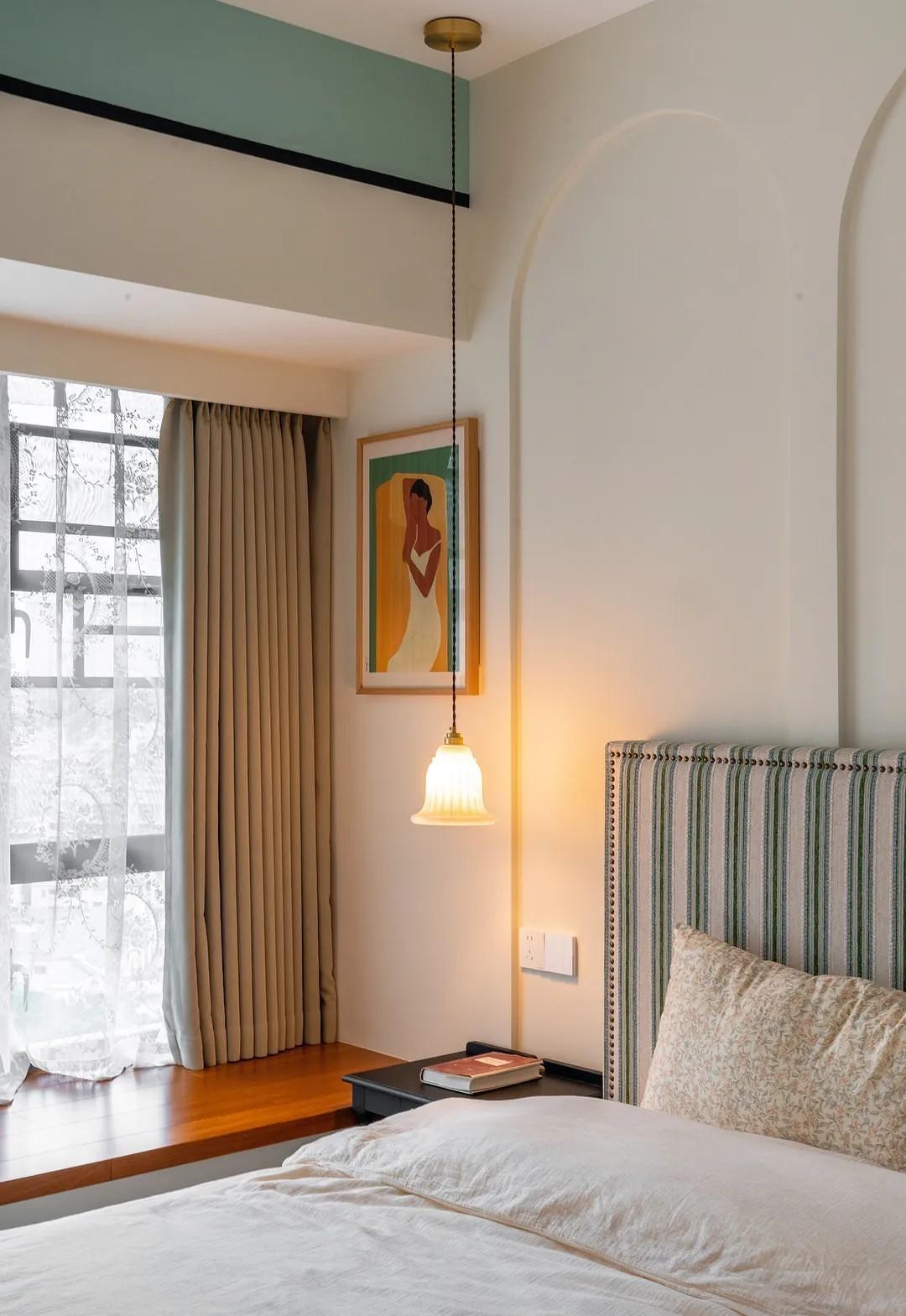 南洋复古，客餐厨一体+隐形晾晒，整洁翻倍-59