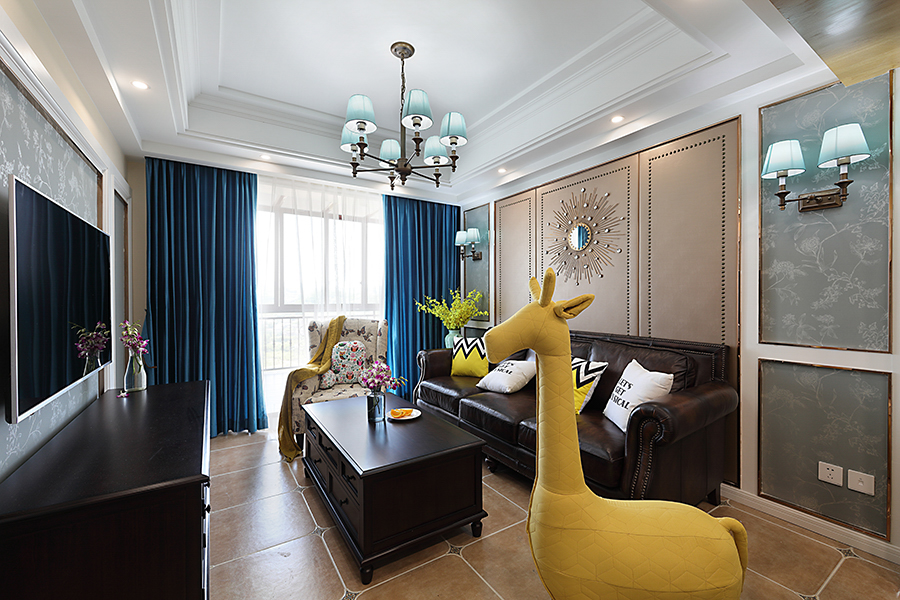 浙江杭州余杭美式咖喱鸡排饭家庭住宅设计-11