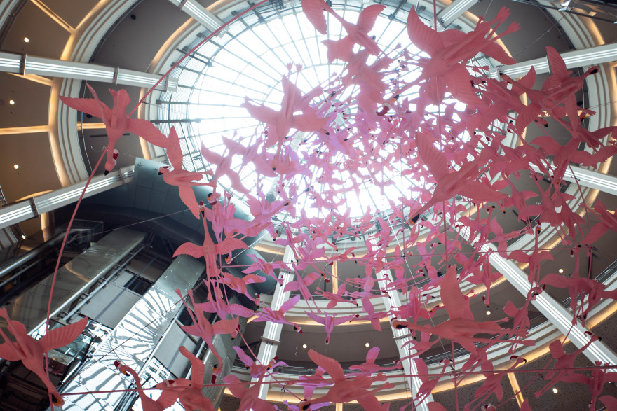 Pink Paradise - X-mas VM Mall Decor Installation-20