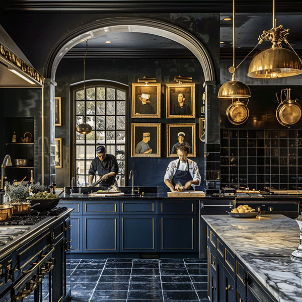 AI 生成意大利和法国美食室内设计-3