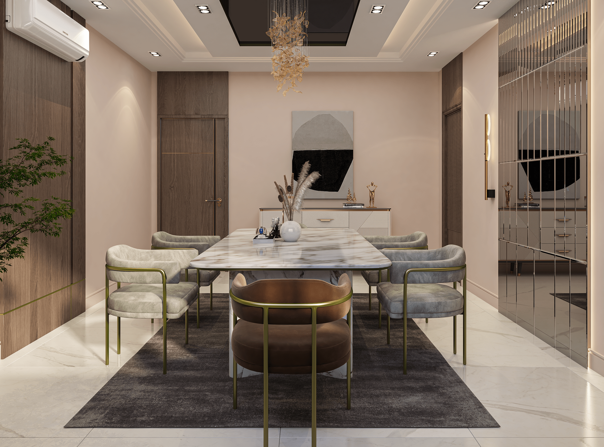 Majles+Dinning 室内设计丨Palace consturcution-12