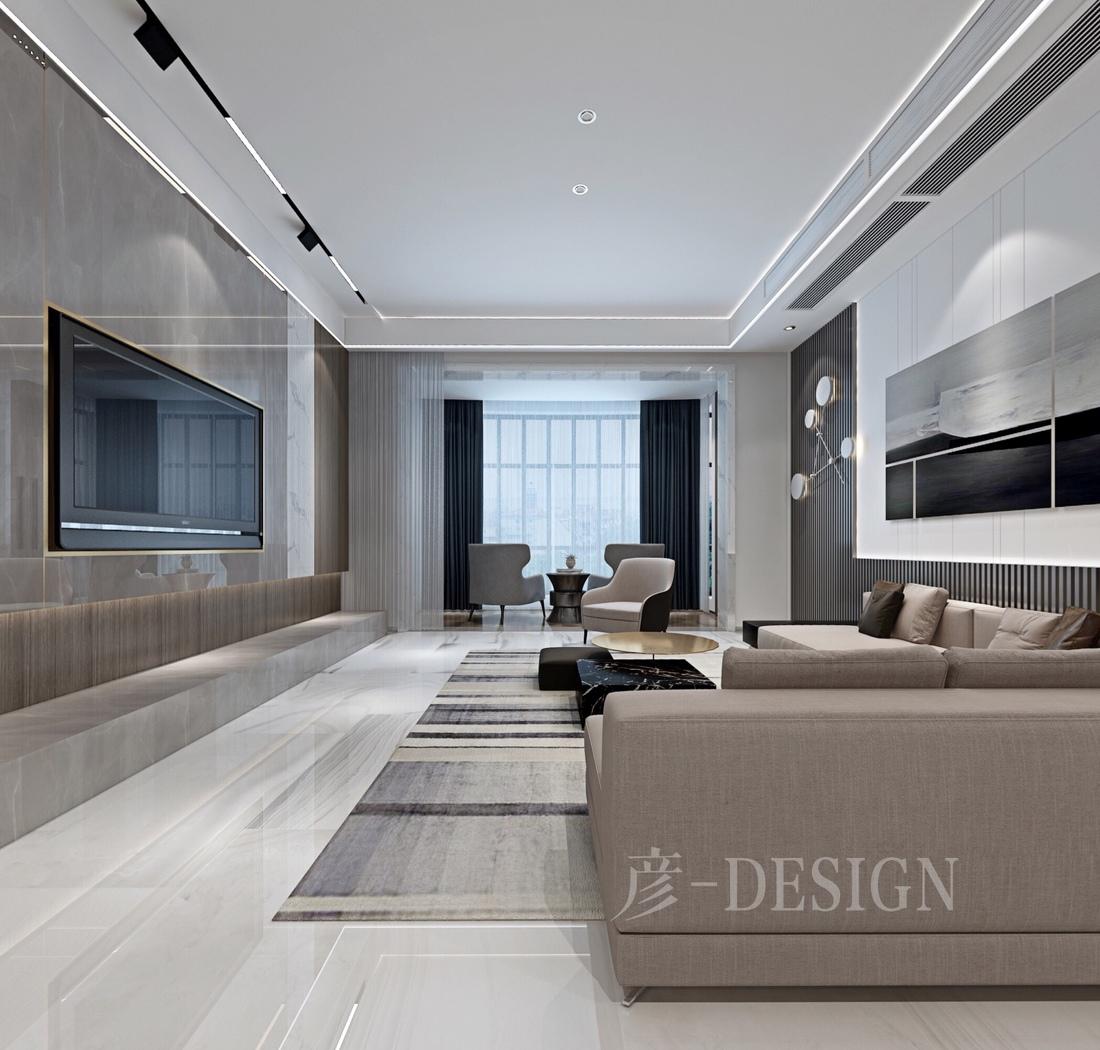 馨河城 220 平层设计-4