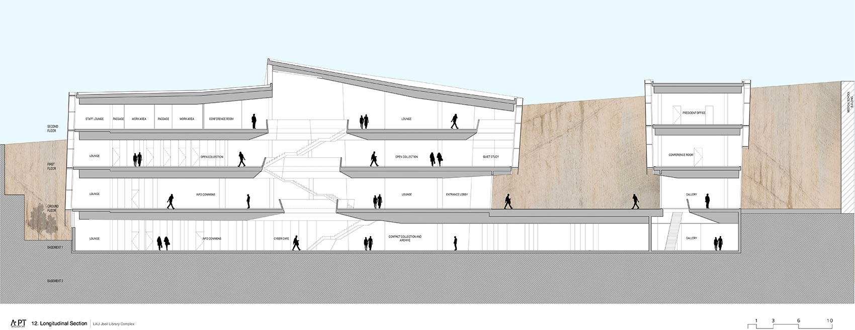 J·G·Jabbra图书馆与R·Nassar行政中心丨黎巴嫩丨Atelier Pagnamenta Torriani-56