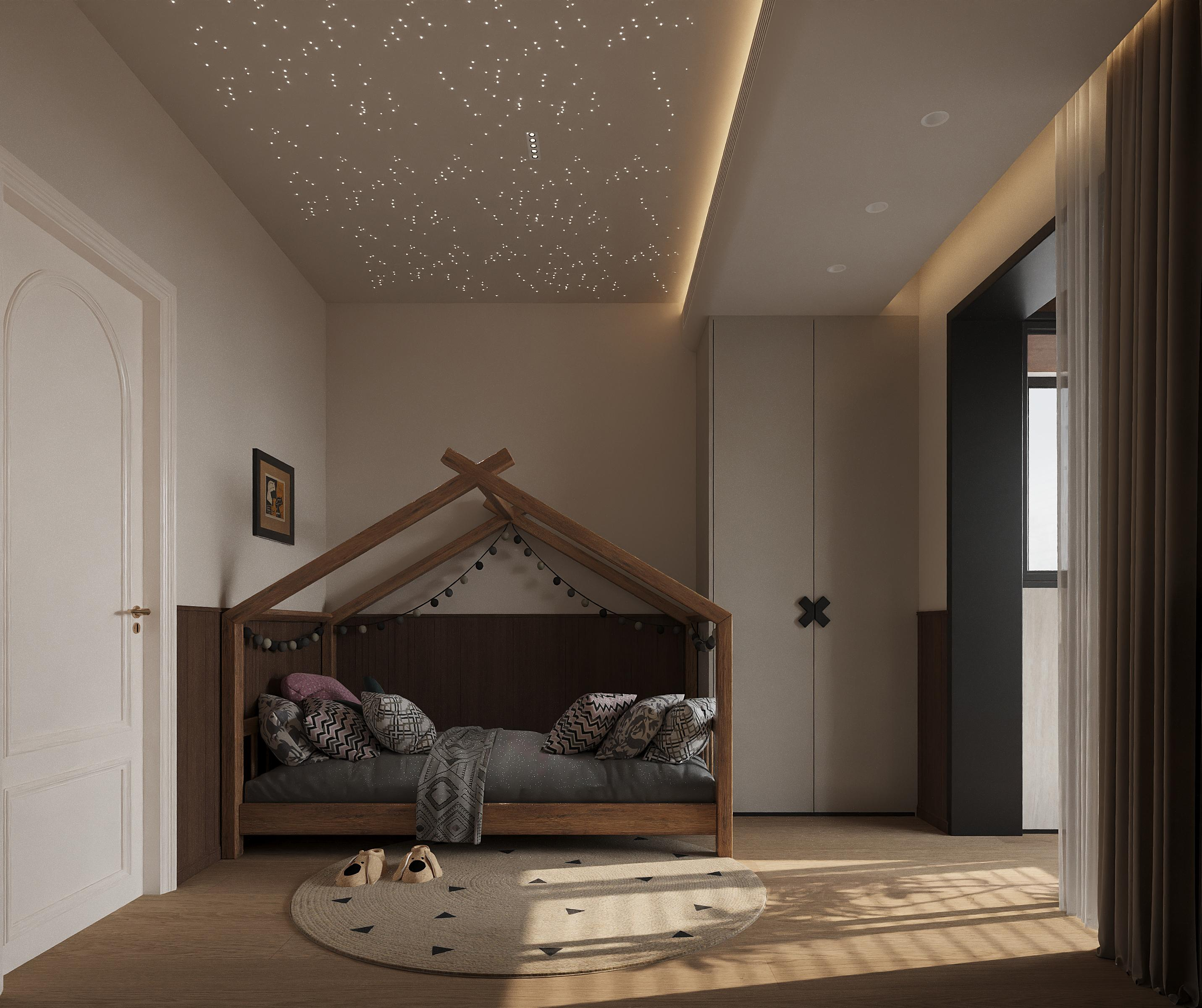 广州万科城市之光-中古风样板房设计-13