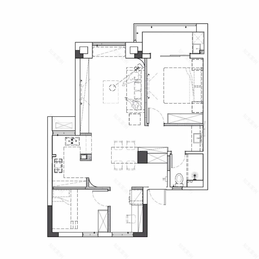 《南风》99 平米文艺范儿,追光而居,乾坤大挪移-21