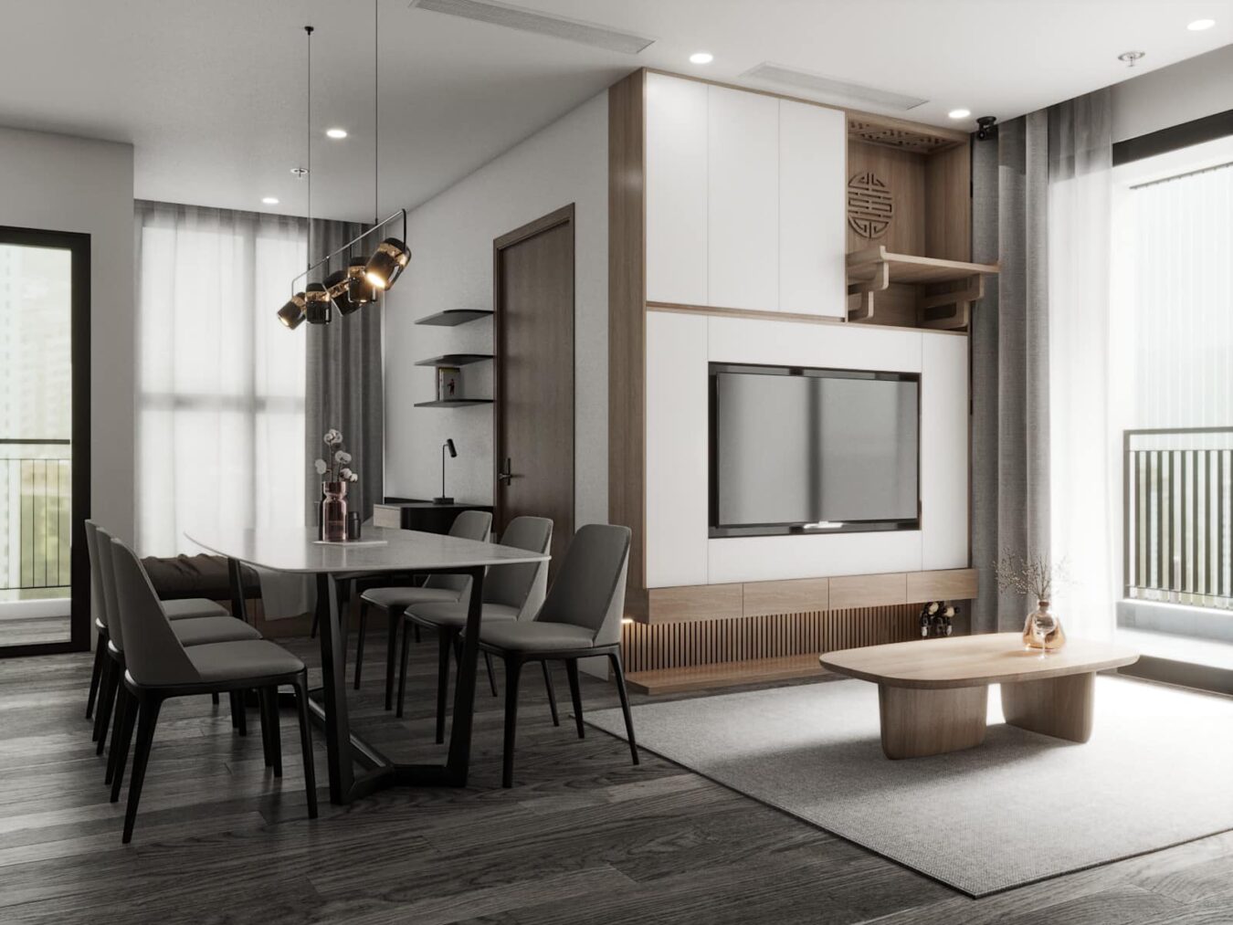5967. Free Sketchup Apartment Interior Model Download-1