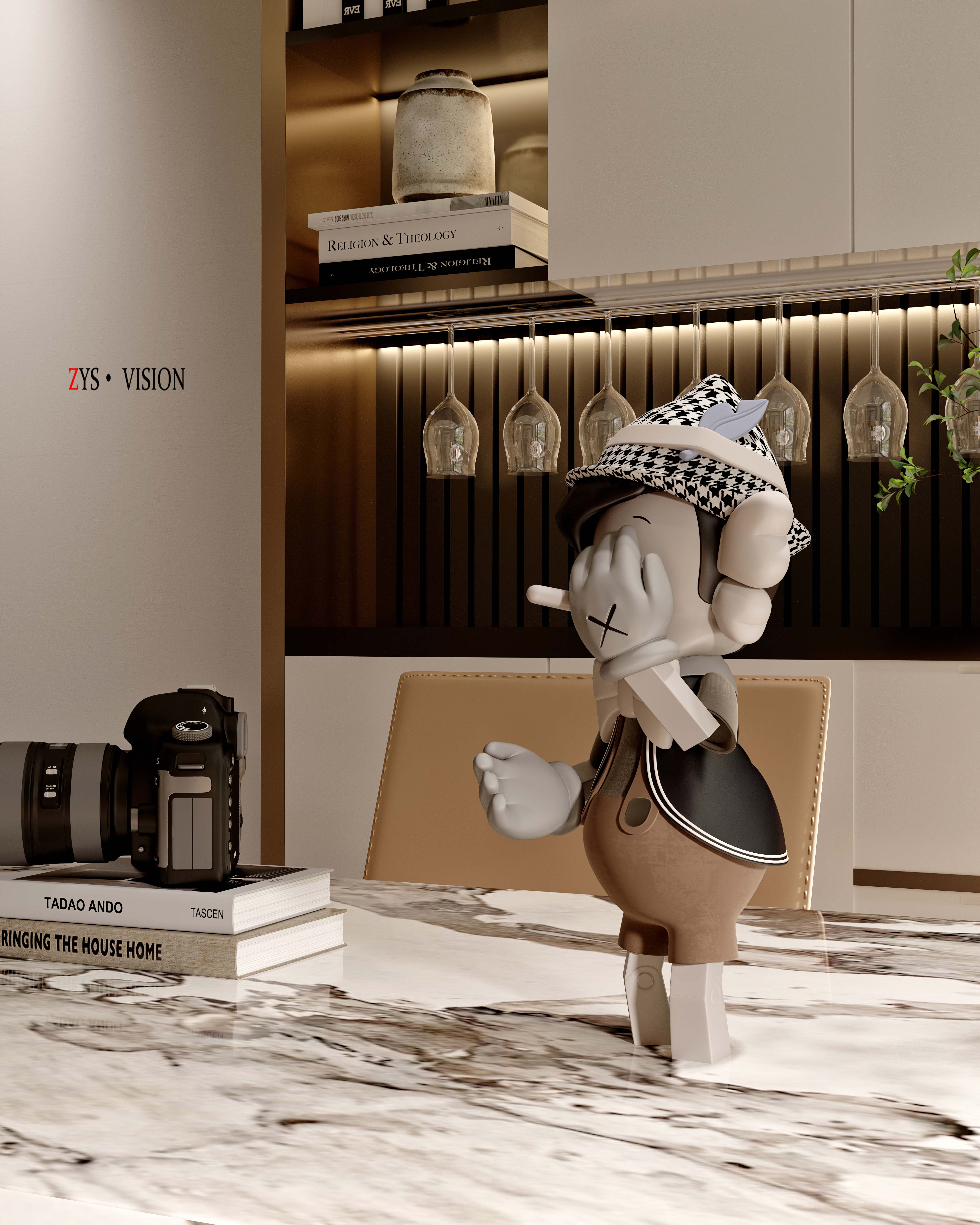 米安·chi 现代轻奢空间丨ZYS 室内设计研究室-16