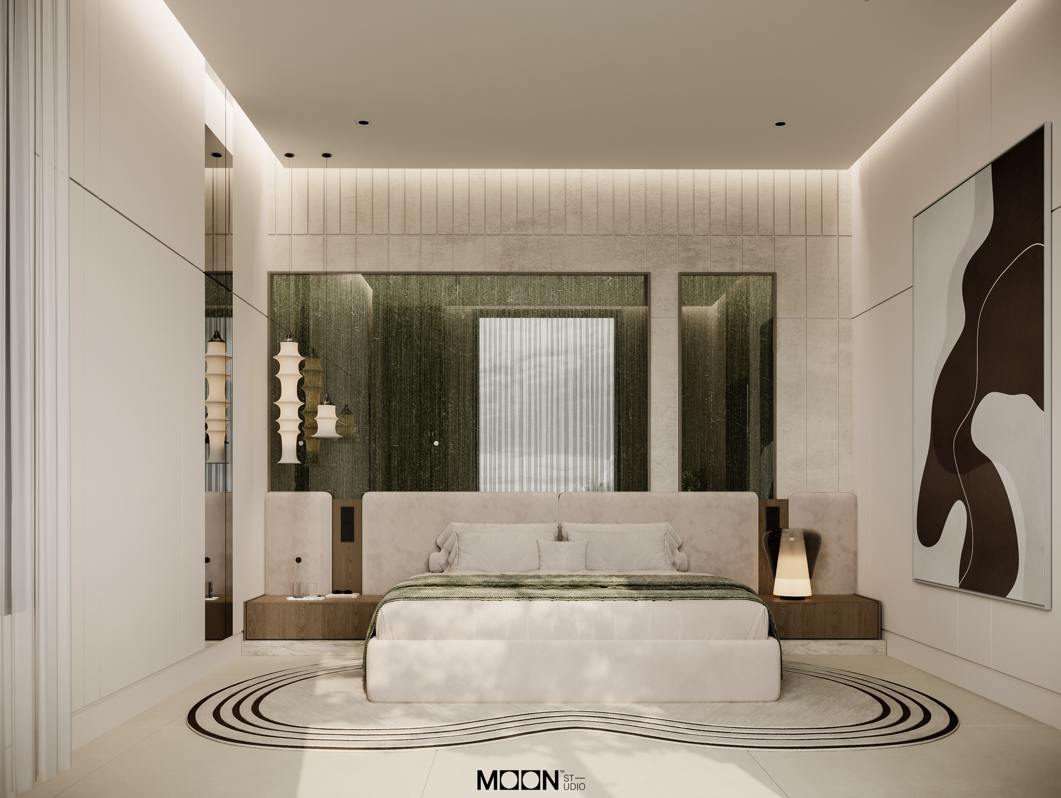 卧室设计

注：原文Desgin拼写有误，正确的拼写应该是Design  丨Moon Studio-3